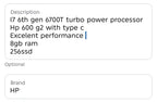 Turbo power with Processor T sweied 6700T i7